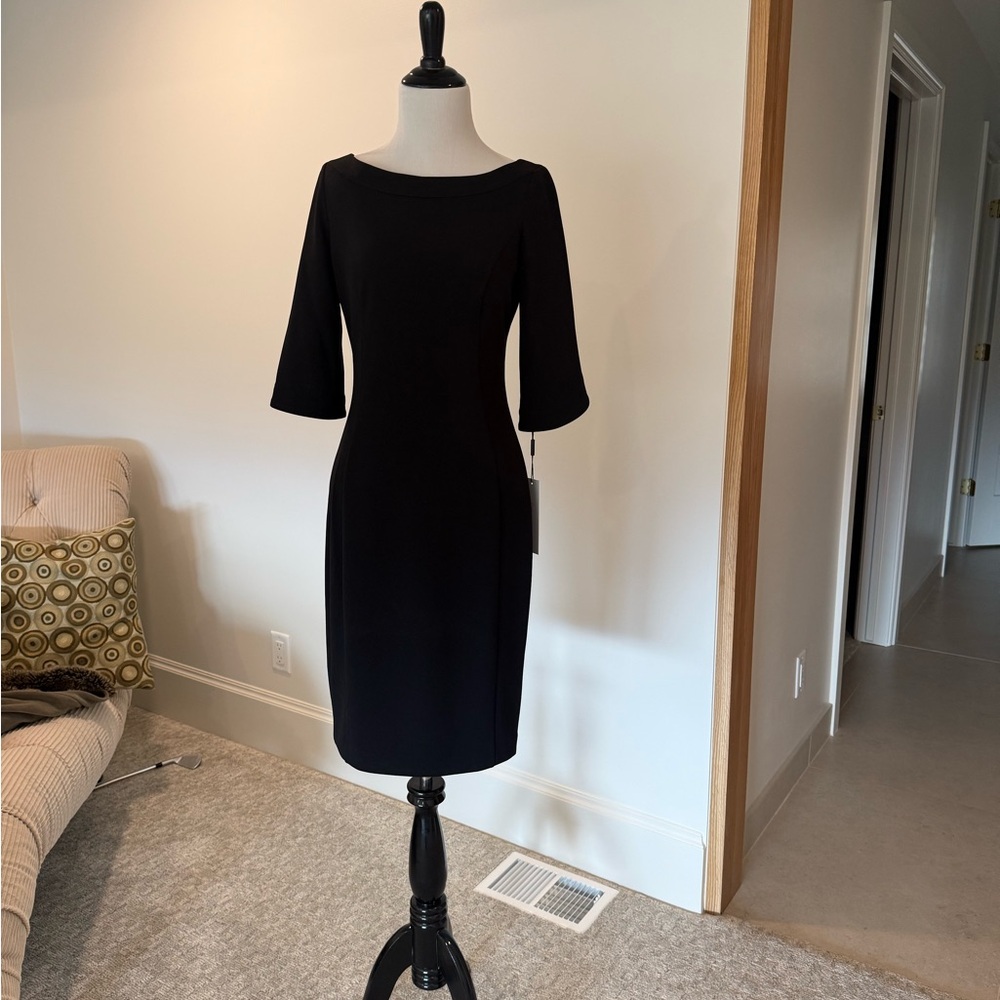 Calvin Klein Classic Black Midi Dress